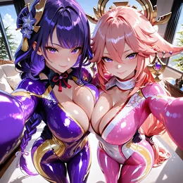 Raiden X Yae - Genshin Impact