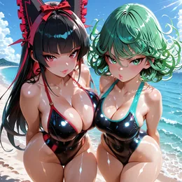 Rory Mercury + Tatsumaki - OPM + GATE