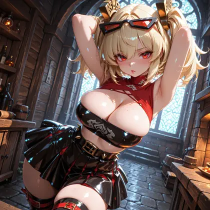 Burnice from Zenless Zone Zero public ZBaiArt character art preview