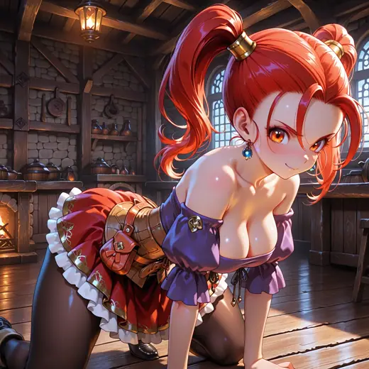 Jessica Albert from Dragon Quest VIII public ZBaiArt character art preview