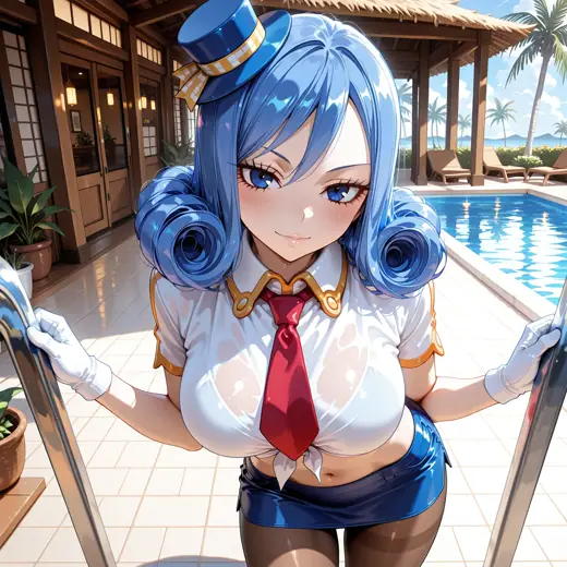 Juvia Resort from Fairy Tail public ZBaiArt character art preview