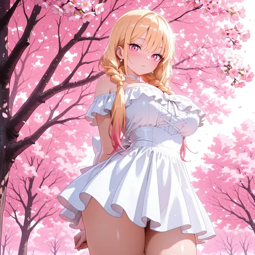 Marin White Dress from My Dress-Up Darling public ZBaiArt character art preview