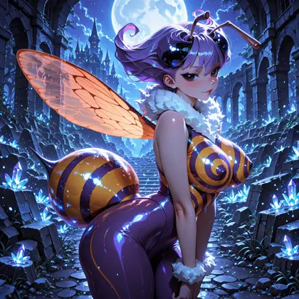 Q-bee from Darkstalkers public ZBaiArt character art preview