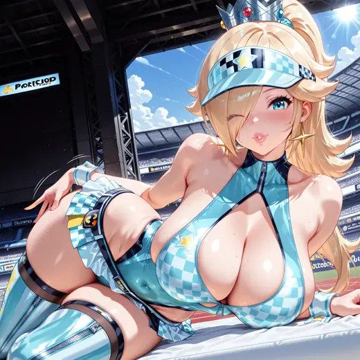 Rosalina Race Queen from Super Mario public ZBaiArt character art preview