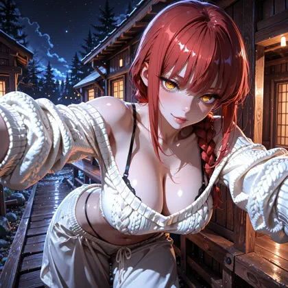 Makima Video from Chainsaw Man public ZBaiArt character art preview