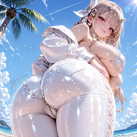 Viper Beach Remix from Goddess of Victory: NIKKE public ZBaiArt character art preview